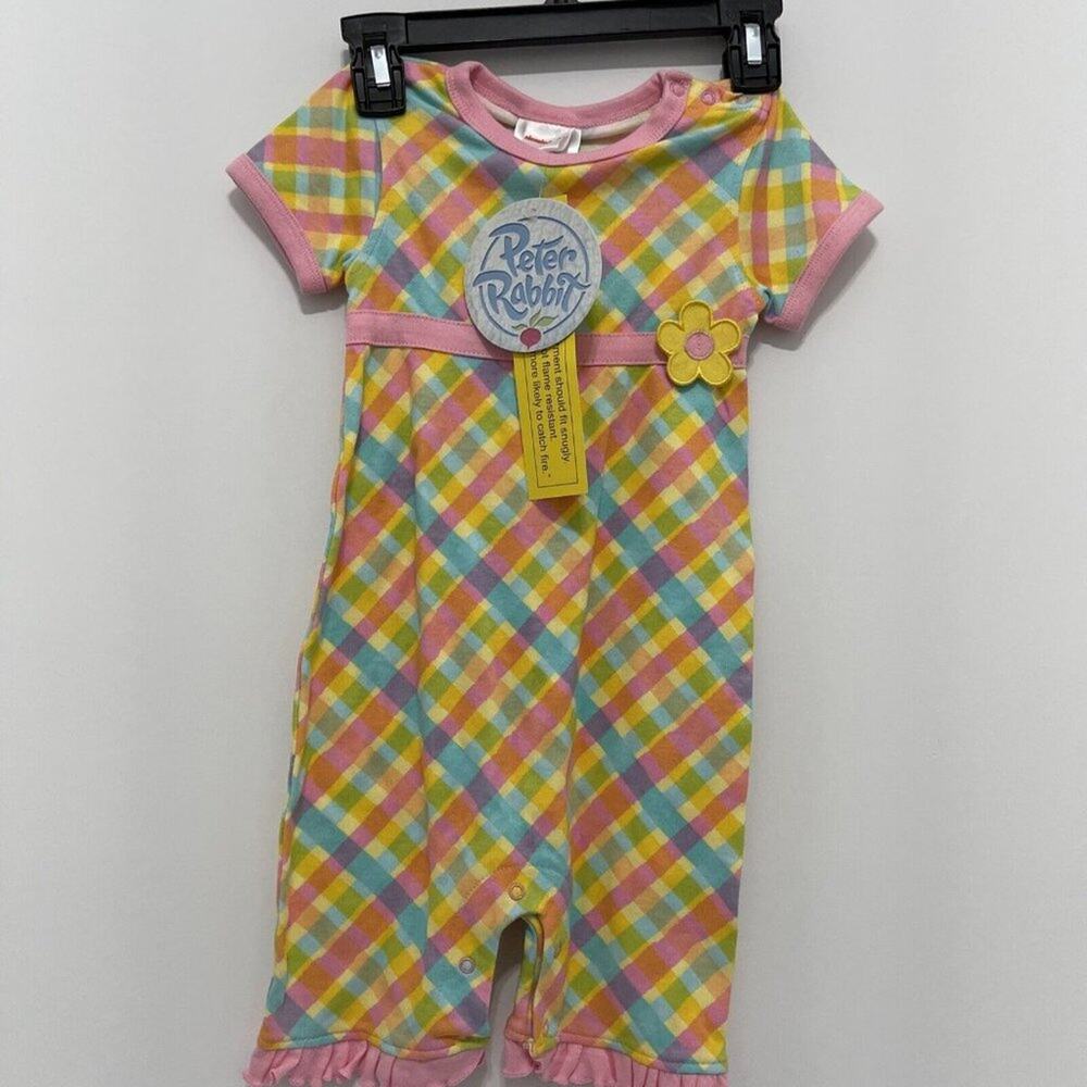 Nickelodeon Girls Spyce Lily/ Peter Rabbit  Infant Romper  Size 18 Months